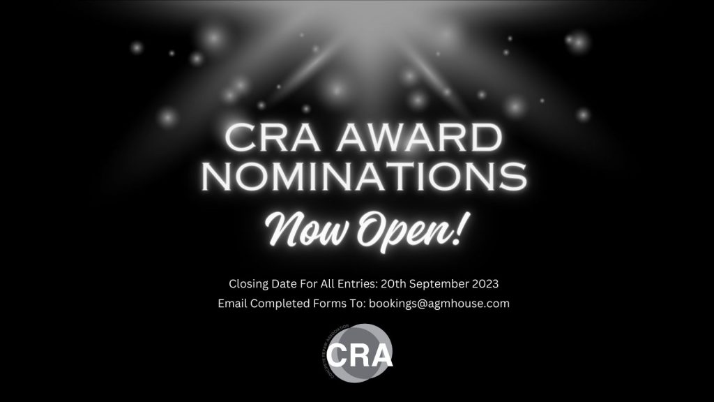 CRA Awards - Nominations Now Open!